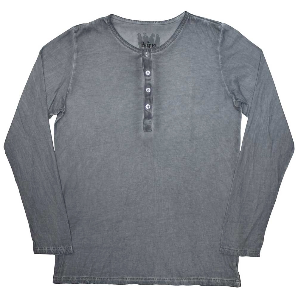 The Beatles - Abbey Road Back Print Stone Wash Longsleeve shirt - Blauw